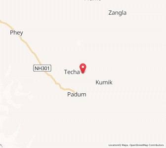 Map of Yalong, Kashmir