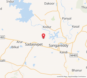 Map of Yaltur, Andhra Pradesh