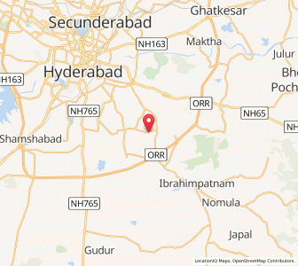 Map of Yamjal, Andhra Pradesh