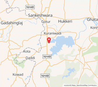 Map of Yamkanmardi, Maharashtra