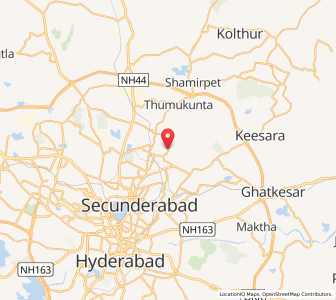 Map of Yapral, Andhra Pradesh