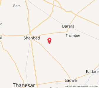 Map of Yara, Haryana