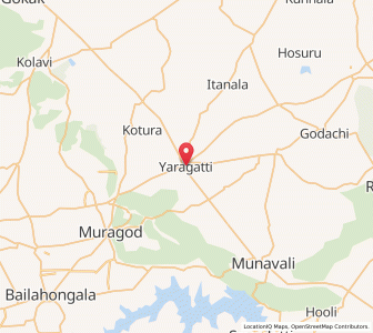 Map of Yargatti, Karnataka