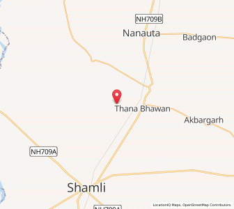 Map of Yarpur, Uttar Pradesh