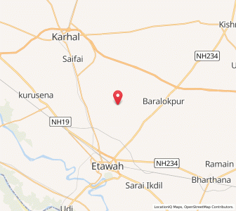 Map of Yasinnagar, Uttar Pradesh