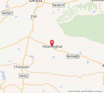 Map of Yelamb, Maharashtra
