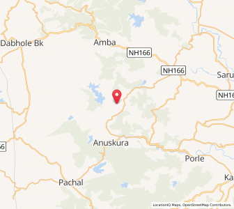 Map of Yelvan, Maharashtra