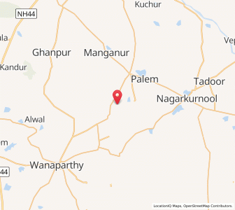 Map of Yendabatl, Andhra Pradesh