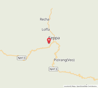 Map of Yengji, Arunachal Pradesh