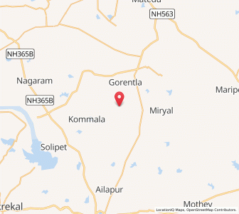 Map of Yerrapahad, Andhra Pradesh