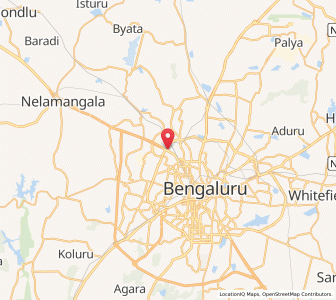 Map of Yeshwanthpur, Karnataka