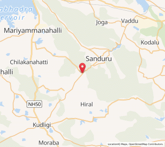 Map of Yeshwantnagar, Karnataka