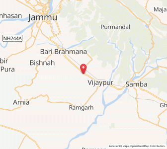 Map of Yogpur, Kashmir