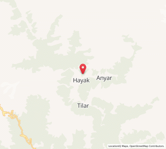 Map of Yurod, Kashmir