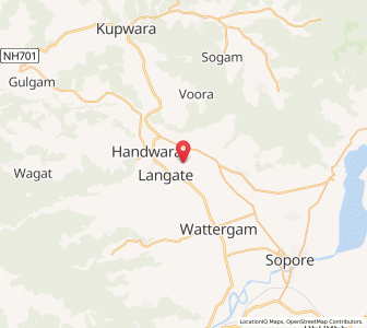 Map of Zandbaba, Kashmir
