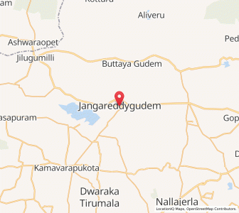 Map of Zangareddigudem, Andhra Pradesh