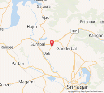 Map of Zarigund, Kashmir