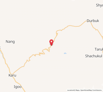 Map of Zingral, Kashmir