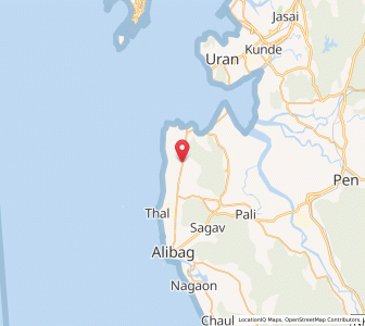 Map of Zirad, Maharashtra