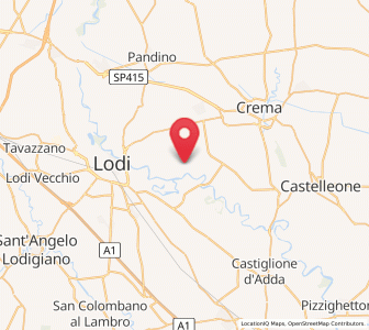 Map of Abbadia Cerreto, Lombardy