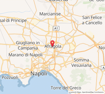 Map of Afragola, Campania