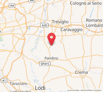 Map of Agnadel, Lombardy