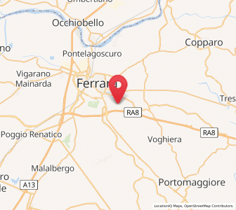 Map of Aguscello, Emilia-Romagna