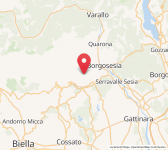Map of Ailoche, Piedmont