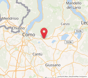 Map of Albese Con Cassano, Lombardy