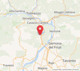Map of Alesso, Friuli Venezia Giulia