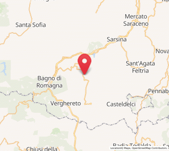 Map of Alfero, Emilia-Romagna
