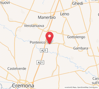 Map of Alfianello, Lombardy