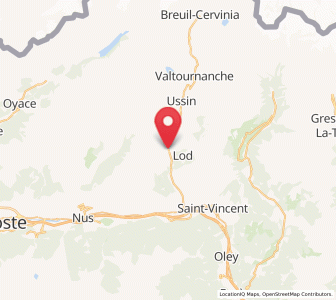 Map of Antey-Saint-André, Aosta Valley