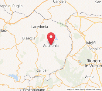Map of Aquilonia, Campania