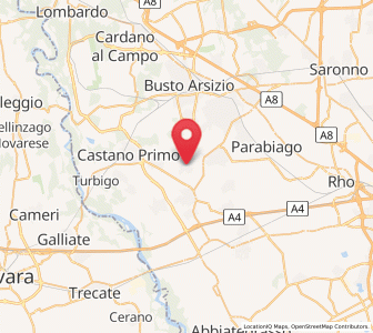 Map of Arconate, Lombardy