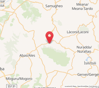 Map of Assolo, Sardinia
