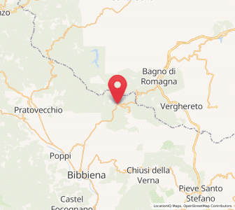 Map of Badia Prataglia, Tuscany