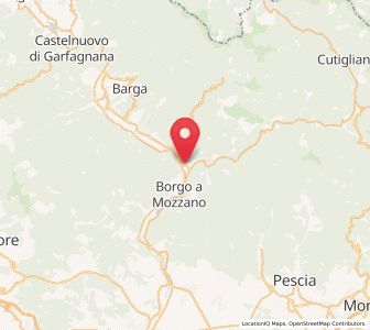 Map of Bagni di Lucca, Tuscany