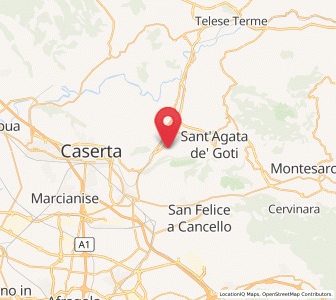 Map of Bagnoli, Campania