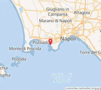 Map of Bagnoli, Campania