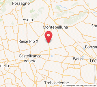 Map of Barcon, Veneto