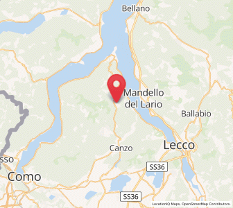 Map of Barni, Lombardy