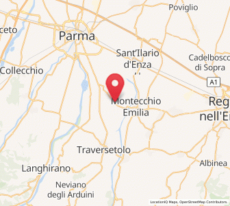 Map of Basilicagoiano, Emilia-Romagna