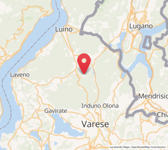 Map of Bedero Valcuvia, Lombardy