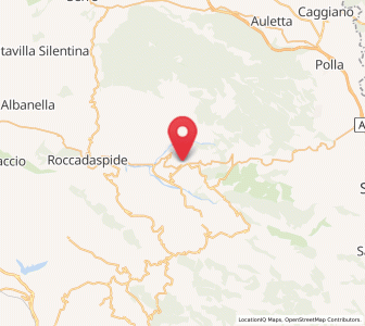 Map of Bellosguardo, Campania