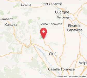 Map of Benne, Piedmont