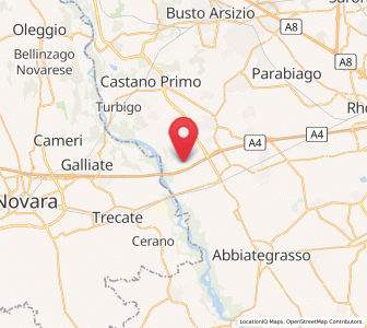 Map of Bernate Ticino, Lombardy
