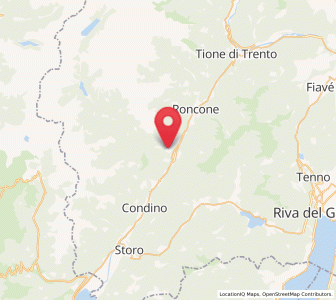 Map of Bersone, Trentino-Alto Adige