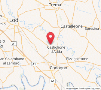 Map of Bertonico, Lombardy