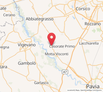 Map of Besate, Lombardy